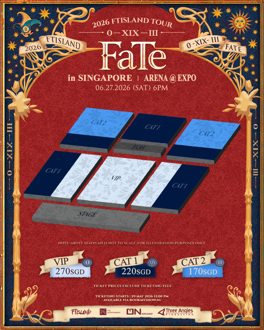 2026 FTISLAND TOUR 0 — XIX — III 'FaTe' in Singapore