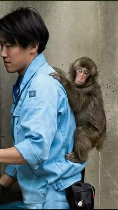 Punch needs warm hugs-Chú khỉ không muốn rời anh Kosuke ...
