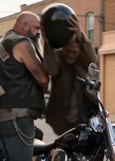 A Homeless Man Ripped a Helmet From a Biker and Smashed It on the Street — What Broke Open Saved One Life and Rebuilt Another