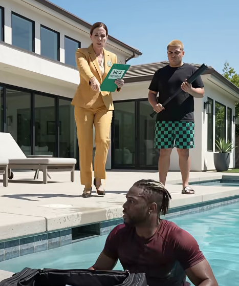 HOA President Sent Her Son With a Bat to Remove a Black Homeowner — Then His FBI Badge Hit the Pool Deck
