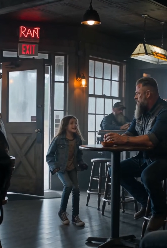 The Girl Who Ran Into Red Lantern Tavern. Nobody In Black Leather Expected To Become Her Last Hope.