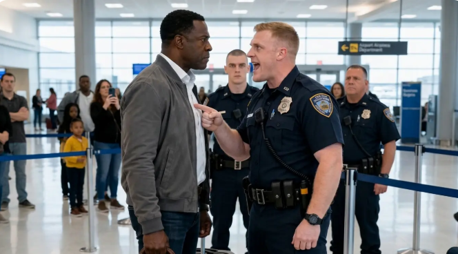 Airport Police Handcuffed a Black Man Over His Own Suitcase — Nineteen Minutes Later, the FBI Locked Down the Terminal