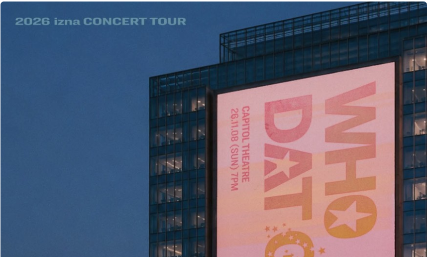 2026 izna CONCERT TOUR: WHO DAT GIRL? in SINGAPORE