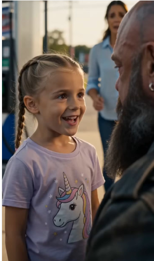 The Little Girl Ran Toward the Most Feared Biker at Pump Seven. What She Knew About Him Broke Everyone’s Heart.